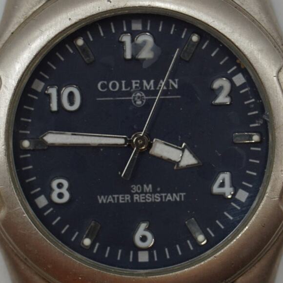 Coleman Analog Quartz Watch 30M WR Mens New Battery - Picture 4 of 6